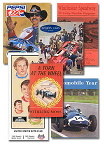 Auto Racing literature and memorabilia