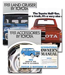 Original Toyota Literature